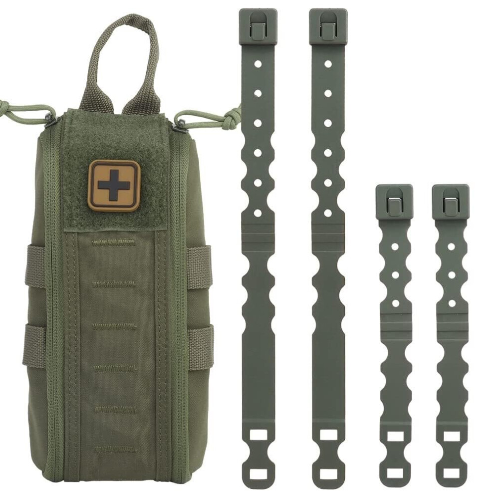 Hunting Camping Quick Response Rescue Survival Tool Bag Tactical First Aid Trauma Pack Multi Emergency, Size 27x16x3cm