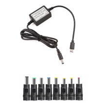 USB Power Adapter Cable with Interchangeable Heads-8 adapters