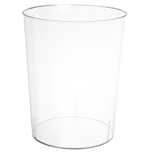 Poubelle transparente au design transparent, conteneur réutilisable pour une utilisation polyvalente dans la plupart des décors, y compris les