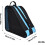 Ice Skate Bag with Strap and Handle,, Blue 4