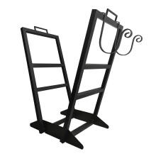 firewood shelf, firewood holder, wood storage for indoors and outdoors, log holder, firewood holder, accessories for wood stoves