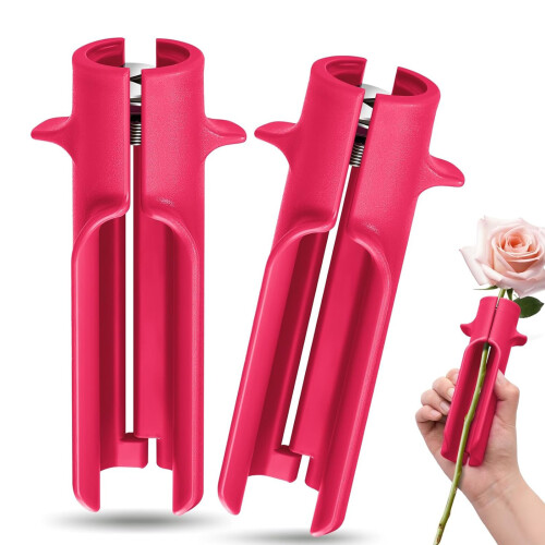 Set van 2 Rose Stripper Tool Tuingereedschap voor-Geel 1