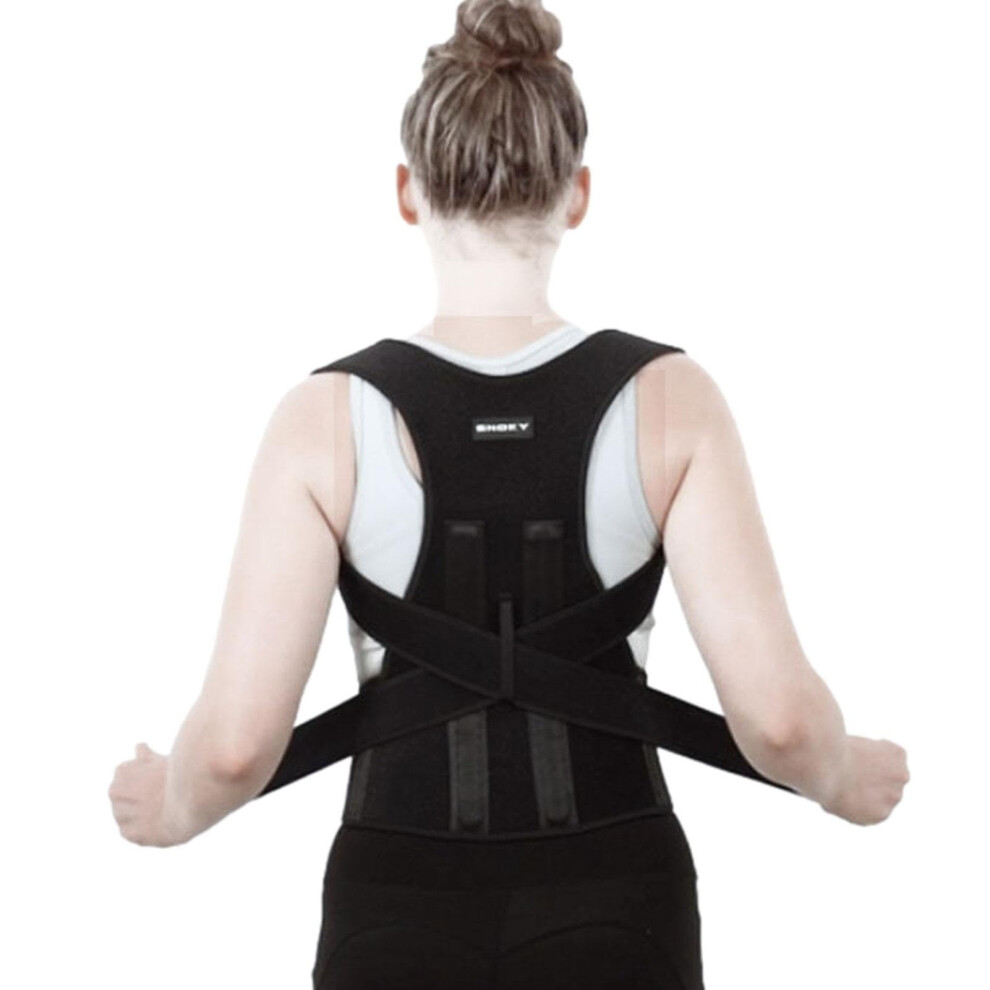 Posture Corrector for Men, Breathable Back Brace, HumpResistant Spine Support