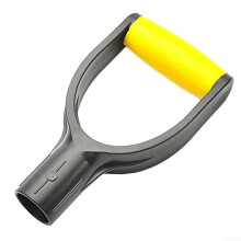 Easy to tall Dhandle shovel handle, compatible with a range of outdoor equipment for userfriendly operation (Yellow and Black) Yellow and Black