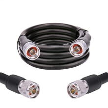 Cavo coassiale a bassissima perdita, spesso e resistente, connessione professionale, per sistemi a 50 ohm, compatibilità con dispositivi ad