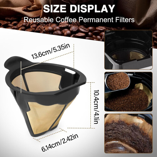 Coffee Grinding Accessory Coffee Strainer Plastic Texture for 2