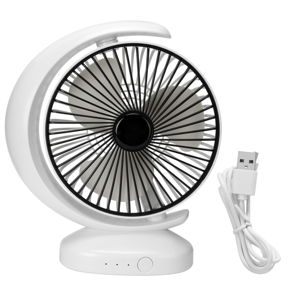 Rechargeable Portable Fan, Detachable Grid Design Easy Cleaning, Battery Operated Fan With Quiet Operation For Desktop Placement, Compact And Portable 9453559768869