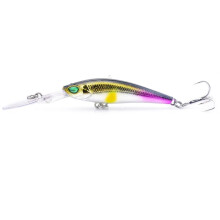 1PCS Minnow Fishing Lure Laser Fest Artificial Bait 3D Eyes 9g 6cm Fishing Wobbler Pike Carp Bait Wobbler Fishing Tackle (Size: 1pcs 6g 9cm04)