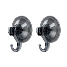 Cârlige decorative cu ventuză dublă, cârlige pentru coroane cu ventuză, tehnologie de blocare detașabilă, plastic PET rezistent pentru set de