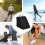 Ice Skate Bag  Roller Skate Bag  Padded Storage Bag with Strap and Handle 4