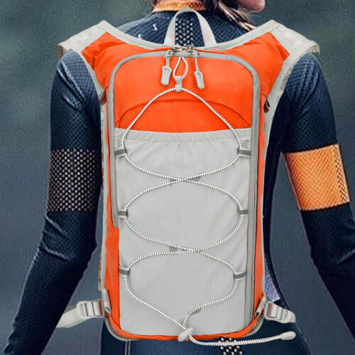 Marathoner Race Water Daypack, Hydration Backpack for Men, Women (Orange) 1