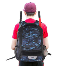 Bat Bags Baseball  Softball Bag, Youth Backpack,, Tear Resistant, Black