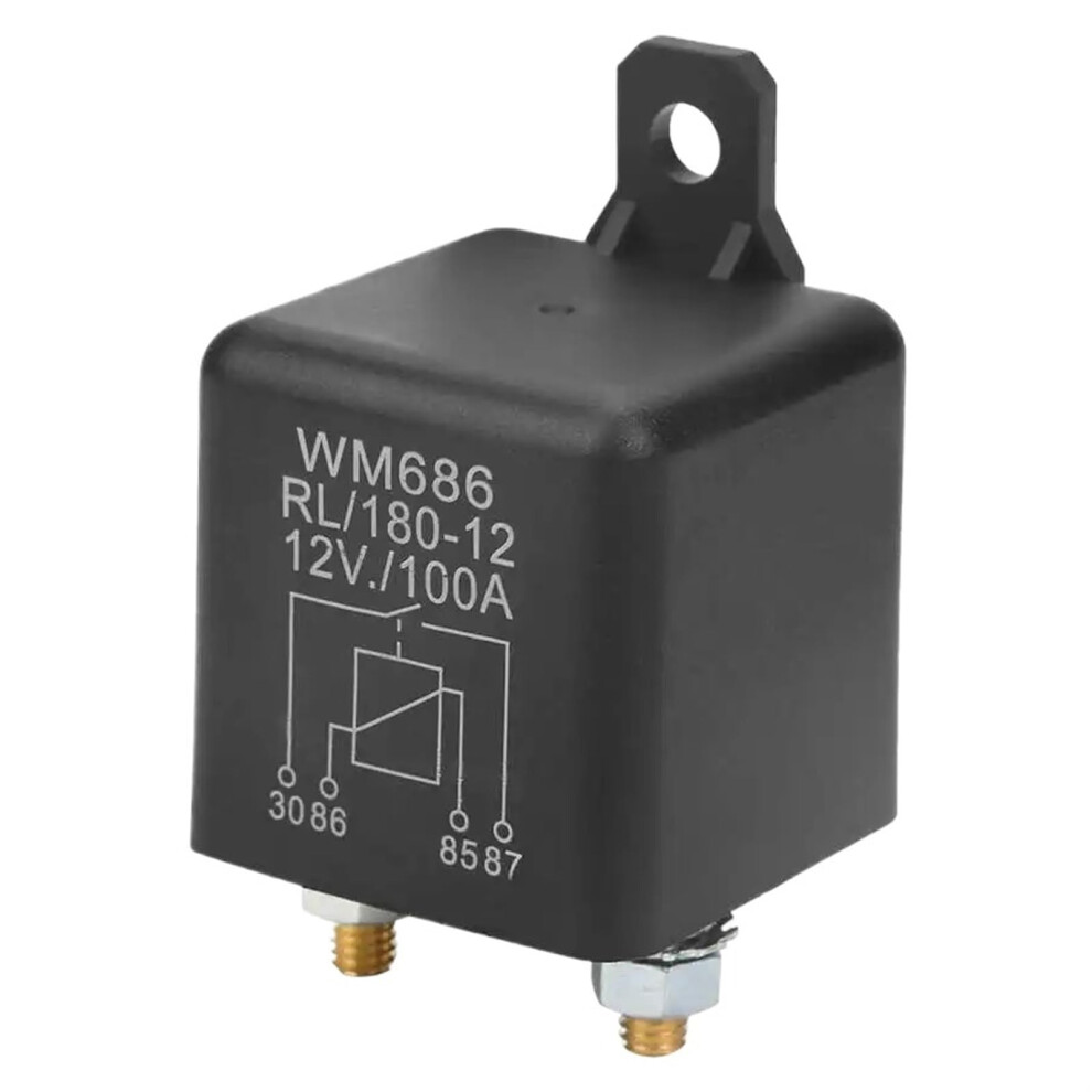 100A/200A Normally Open Performance Auto Starter Relay For Control Battery Wm686 On/Off Rl/180 Dc 12V Car Battery Control Relay (100A) 9365049413244
