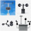 Plastic housing for wind indicator  
Transmitter  
Wind gauge sleeve 5