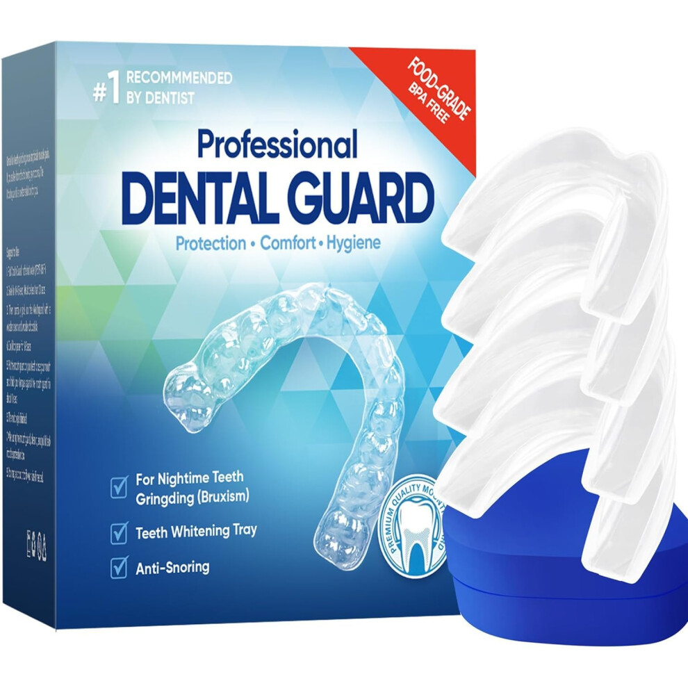 Moldable Grinding Splint for Night, AntiSnoring Splint, Night Guard for Teeth Grinding and AntiSnoring, 2 Sizes.