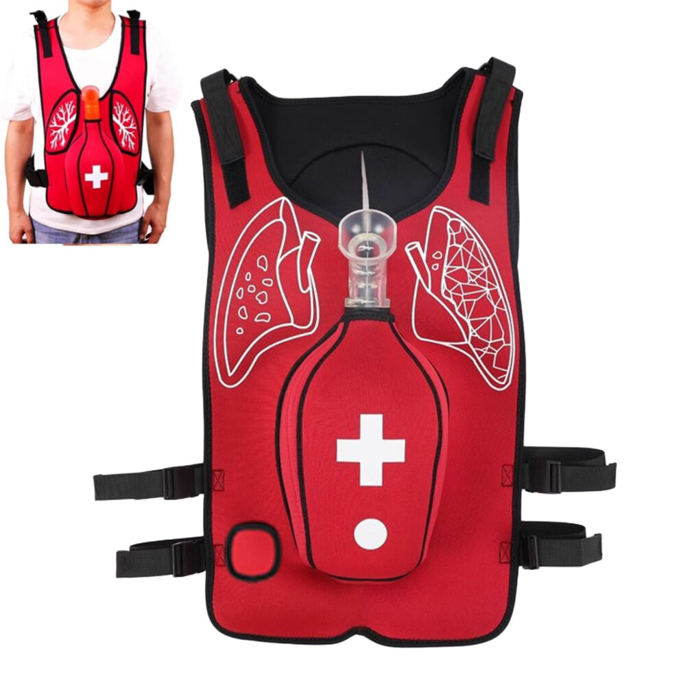 Heimlich maneuver model, antichoking trainer, first aid rescue manikin for choking emergencies in adults and children.