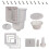 Wall Skimmer with Accessories Opening Width 6inch for Seamlesses 1