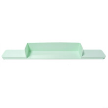 Bathtub Splash Guard Bathtub Side Shelf Silicone Versatile Bathtub Organizer Kitchen Sink Protector Bath Toy Holder (Green)