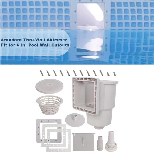 Wall Skimmer with Accessories Opening Width 6inch for Seamlesses 1