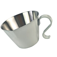 Professional 100ML Stainless Steel Milk Frother Cup Portable
