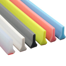 Wasserdam Shower Barrier Anti Overflow Self Adhesive Foldable Shower Threshold Dry Wet Separation Flood Barrier Blue 0.5M Blue Blue 0.5M/19IN