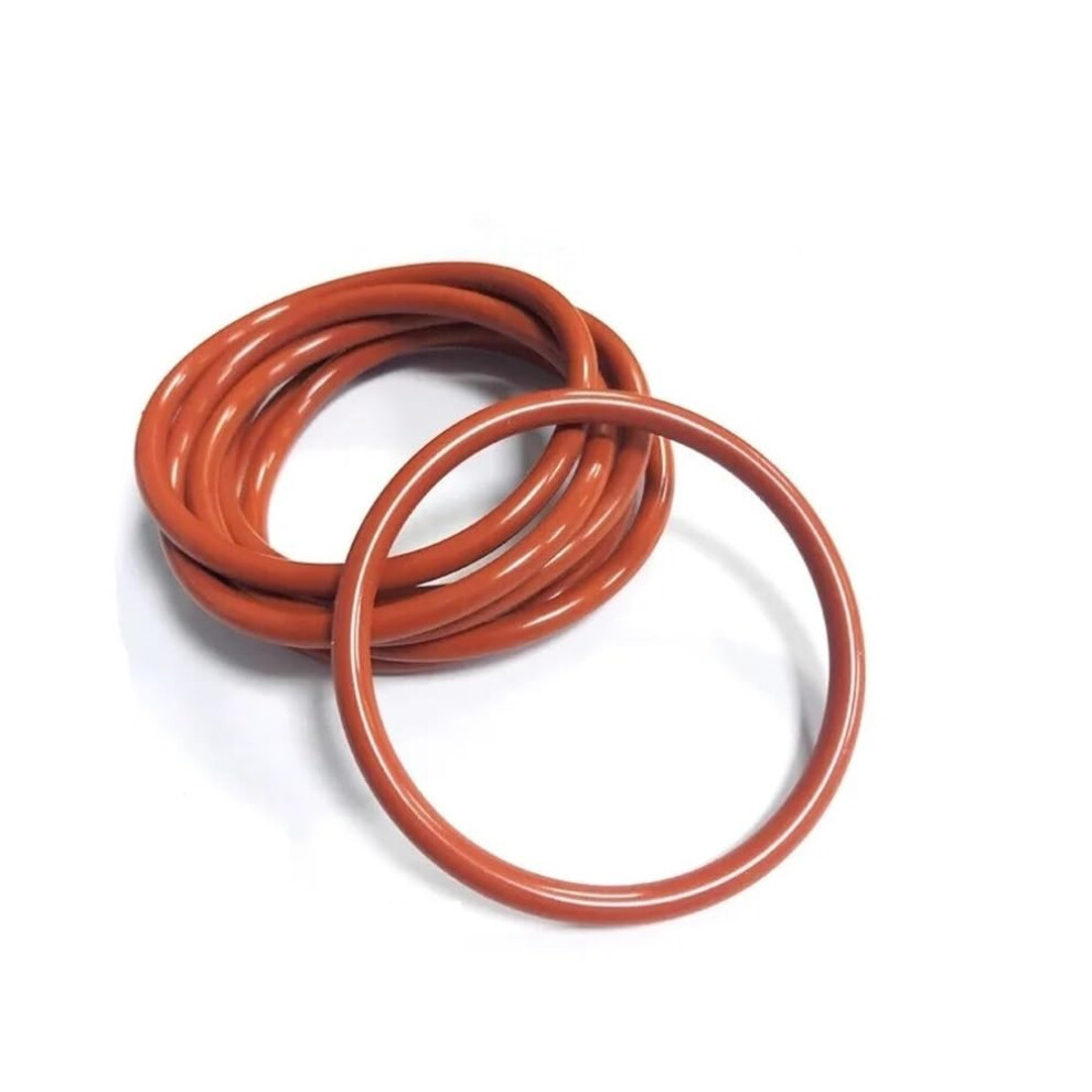 Assortment Of Washers 10/50 Pieces Orings Red Silicone Od 5Mm90mm Cs 2Mm, 2.4Mm 9412369465733