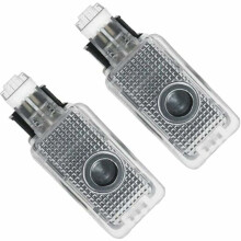 Autodeurverlichting met HD LED-projectie, LED-deurlamp met projectorfunctie, hoge helderheid en laag energieverbruik, welkomstverlichting zonder