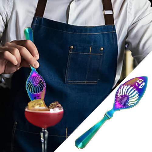 Absinthe Dripper Slotted Spoon Stainless Steel Bar Bartender Tools 1