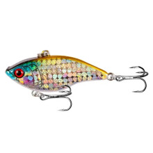 5cm 14.5g Lure Fake Bait Rattle Bead VIB Bait Laser Plastic Hard Bait Bionic Fake Bait Fishing Gear Artificial Lure Bait (Size: D 5.2cm 8.5g)
