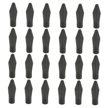 Archery Safety Arrows Hunting Wild Arrowhead Shooting Game Arrowhead Sporty Arrowhead Archery Arrowhead Practice Safety Note Rubber Black Pack of 24
