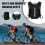 Running Vest, Water Backpack, 5L Adjustable Chest Straps, Bicycle Bag, Black 2