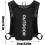 Running Vest, Water Backpack, 5L Adjustable Chest Straps, Bicycle Bag, Black 4