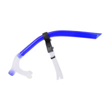 Diving Snorkels, Swimming Front Snorkel Equipment, Breathing Tube, Dry Snorkel for Underwater Swimming blue