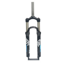 Bicycle Suspension Front Fork, 26 27.5 29 Inch Mountain Bike Fork, Aluminium Alloy Fork, Mechanical Fork, Disc Brakes, 2640 g (Black Red, 26 Inches)