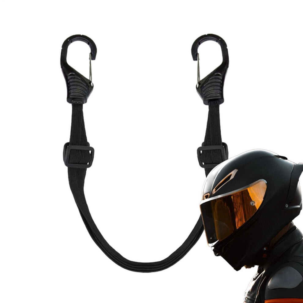 Motorcycle Luggage Straps, Adjustable Helmet Rope, 23.62 Inches Stretchable Tiedown Straps 9365049414630