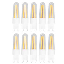 Energiesparende LED-Leuchte für Kronleuchter und Deckenbeleuchtung, langlebige LED-Lampe (3 W, 200 lm), warmweißes Licht, dimmbar, G9-Fassung,
