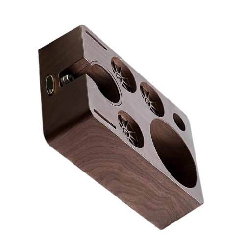 Coffee Utensils Practical Tamping Station-Wood grain multifunc