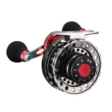 Fishing reels Metal flute Wheel Fly fishing reels Light baitcasting reel For boats fishing Beach Lake River fishing Right Hand