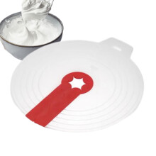 AntiSplash Cooking Cover, Mixer Splatter Guard Mixing Bowl Anti Splatter Silicone Reusable Egg Glitter Lid Lid for Pots Pan Cream Whip Foam