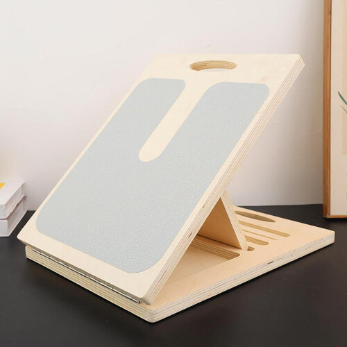 Wooden calf stretching board for squats 1