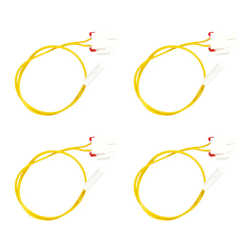 4Pieces Fridge Defrost Sensor Refrigerator Temperature Sensor