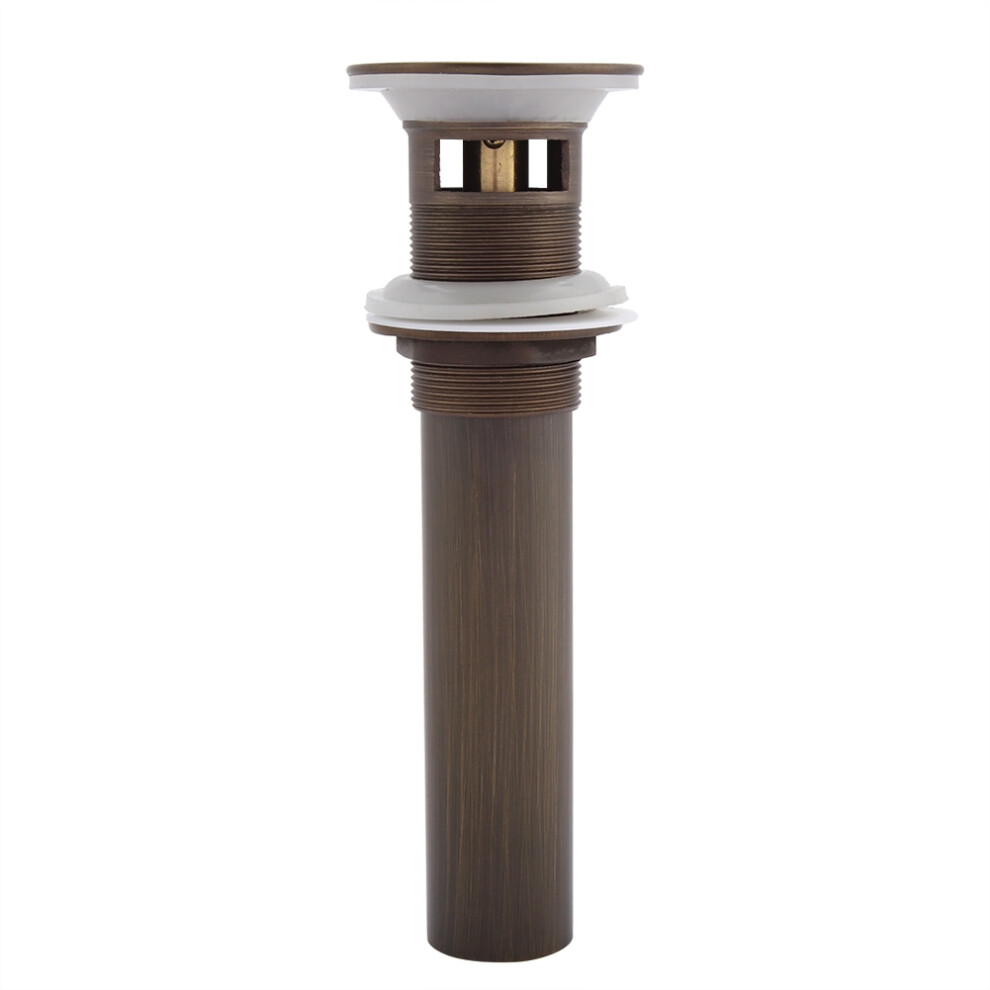 Timeless Pop Up Sink Drain Stopper, Oil Rubbed Bronze Bathroom Vanity Drain With Overflow, Sturdy Brass Construction Ensures Durability And Rust Resis 9436597845662