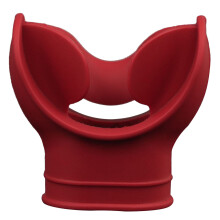 Diving Snorkel Regulator Mouthpiece Replacement Silicone Snorkel Mouthpiece Diving Accessories red