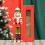 Handcrafted wooden nutcracker figures, sweets theme, Christmas decorations, 38 cm, creative doll figures 3