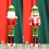 Handcrafted wooden nutcracker figures, sweets theme, Christmas decorations, 38 cm, creative doll figures 2