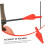 Arrow Spring Cam Archery Practice Arrows Safety Tip Interchangeable Red 3pcs 5