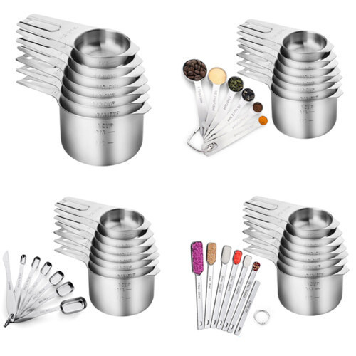 Durable Spoon Set With Engravings Convenient Gourmets-B 1