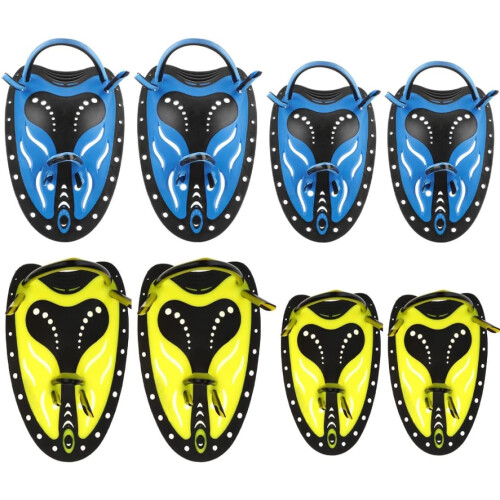 Swimming Paddle Power Hand Paddles Swimming Training Tools for  Blue Adjustable Yellow Ref: 9965 1
