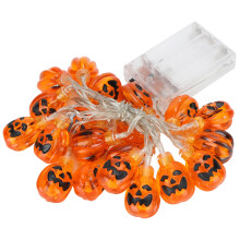 Assustador e elegante ao mesmo tempo: luzes decorativas em formato de abóbora para dar um toque especial à sua decoração de Halloween.