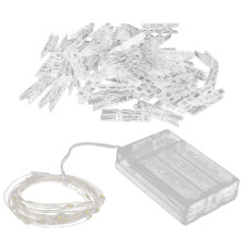 Decorative Photo Clip String Lights, Multi-scene Decoration with USB Powered Fairy Lights, Waterproof Battery Operated for Restaurants Bedrooms Hotels